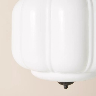 Cyrilith Vintage Milk Glass Oiled Brass Eloise Pendant light Cyrilith Vintage Milk Glass Oiled Brass Eloise Pendant light