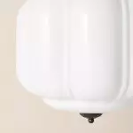Cyrilith Vintage Milk Glass Oiled Brass Eloise Pendant light Cyrilith Vintage Milk Glass Oiled Brass Eloise Pendant light