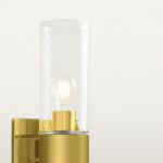 Zeylen Frances Water Ripple Glass Double Tube Sconce