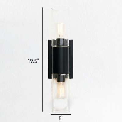 Zeylen Frances Water Ripple Glass Double Tube Sconce Zeylen Frances Water Ripple Glass Double Tube Sconce