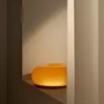 Ozona Bright Orange Donut Wall Lamp