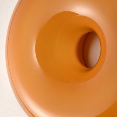 Ozona Bright Orange Donut Wall Lamp Ozona Bright Orange Donut Wall Lamp