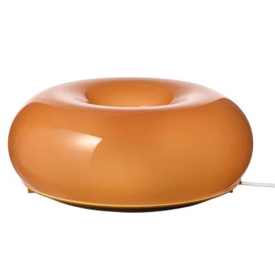 Ozona Bright Orange Donut Wall Lamp Ozona Bright Orange Donut Wall Lamp