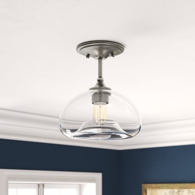 Thyran Farmhouse Small Globe Clear Glass Flush Mount Ceiling Light Thyran Farmhouse Small Globe Clear Glass Flush Mount Ceiling Light