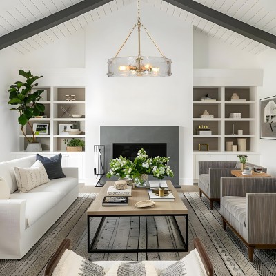 Vornix Modern 4 Light Gold Textured Glass Drum Pendant Light Vornix Modern 4 Light Gold Textured Glass Drum Pendant Light