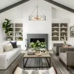 Vornix Modern 4 Light Gold Textured Glass Drum Pendant Light