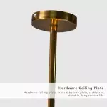 Caden Modern Nordic Ostrich Feather Chandelier