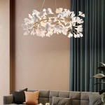 Talia Post Modern Petal Chandelier