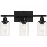 Lynor Classic Farmhouse Clear Glass Triple Sconce Lynor Classic Farmhouse Clear Glass Triple Sconce