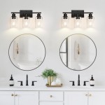 Lynor Classic Farmhouse Clear Glass Triple Sconce Lynor Classic Farmhouse Clear Glass Triple Sconce