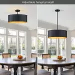 Zanthe 4 Light Vintage Industrial Iron Drum Chandelier