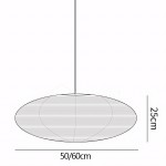 Gino Japanese Rice Paper Lantern Akari 15A Pendant Light Gino Japanese Rice Paper Lantern Akari 15A Pendant Light