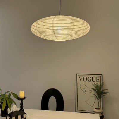 Gino Japanese Rice Paper Lantern Akari 15A Pendant Light Gino Japanese Rice Paper Lantern Akari 15A Pendant Light