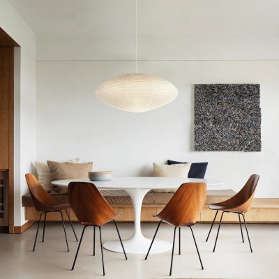 Gino Japanese Rice Paper Lantern Akari 15A Pendant Light Gino Japanese Rice Paper Lantern Akari 15A Pendant Light