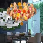 Gideon Slice Agate Tower Chandelier