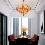 Gideon Slice Agate Tower Chandelier