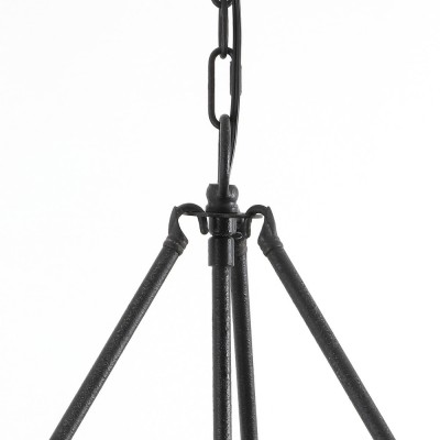 Bradley Industrial Distressed Metal Drum Shade Chandelier Bradley Industrial Distressed Metal Drum Shade Chandelier