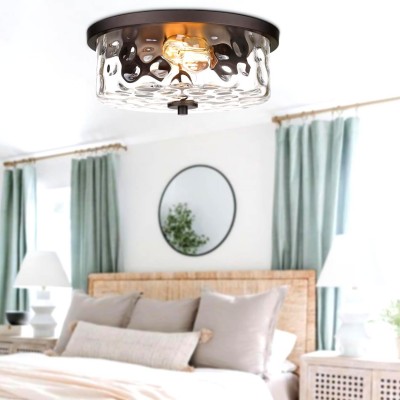 Blythar Metal Water Ripple Glass Ceiling Light Blythar Metal Water Ripple Glass Ceiling Light
