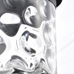 Blythar Metal Water Ripple Glass Ceiling Light