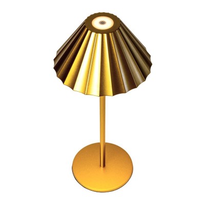 Heley Exquisite Brass Color Rechargeable Dimmable Cordless Table Lamp Heley Exquisite Brass Color Rechargeable Dimmable Cordless Table Lamp