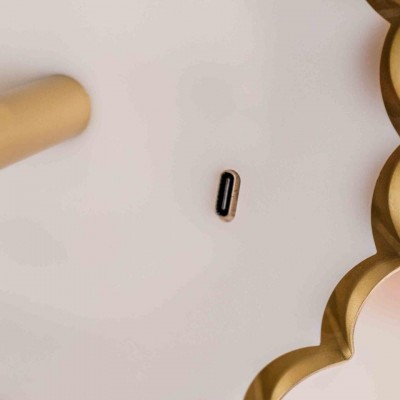 Heley Exquisite Brass Color Rechargeable Dimmable Cordless Table Lamp Heley Exquisite Brass Color Rechargeable Dimmable Cordless Table Lamp