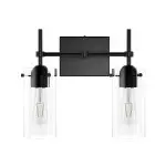 Aerion 2 Light Glass Cylinder Wall Sconce Aerion 2 Light Glass Cylinder Wall Sconce