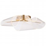 Geryn Brushed Gold Acrylic Flower Led Ceiling Light