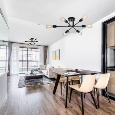 Liam Nordic Semi Flush Mount Ceiling Light