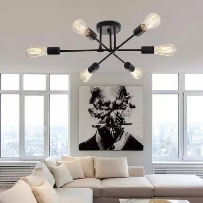 Liam Nordic Semi Flush Mount Ceiling Light Liam Nordic Semi Flush Mount Ceiling Light