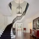 Merrick Metal Lantern Round Glass Chandelier