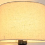 Delena Linen Drum Shade Wall Sconce