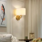 Delena Linen Drum Shade Wall Sconce