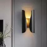 Thoven Modern H-Shaped Metal Wall Sconce
