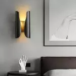 Thoven Modern H-Shaped Metal Wall Sconce