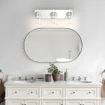Pyros Farmhouse Clear Glass Cylinder Vanity Wall Light Pyros Farmhouse Clear Glass Cylinder Vanity Wall Light