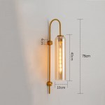Janvy Modern Exquisite Glass Wall Sconce