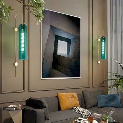Janvy Modern Exquisite Glass Wall Sconce Janvy Modern Exquisite Glass Wall Sconce