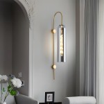 Janvy Modern Exquisite Glass Wall Sconce
