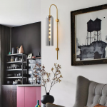 Janvy Modern Exquisite Glass Wall Sconce