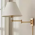 Ozona Metal Swing Arm Wall Lamp Ozona Metal Swing Arm Wall Lamp