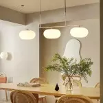 Wrythe 3-Light Milk Glass Linear Pendant Light