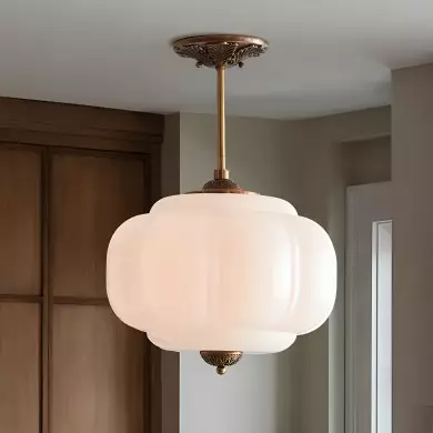 Ozita Retro Semi-Flush Mount Eloise Pendant Light Ozita Retro Semi-Flush Mount Eloise Pendant Light