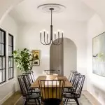 Luren Light Luxury Candle Iron Branch Chandelier