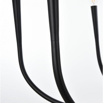 Luren Light Luxury Candle Iron Branch Chandelier