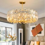 Quirin Luxurious Gold Round Crystal Chandelier Quirin Luxurious Gold Round Crystal Chandelier