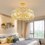 Quirin Luxurious Gold Round Crystal Chandelier Quirin Luxurious Gold Round Crystal Chandelier