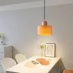 Colorful Creative Small Fresh Glass Shade Pendant Light