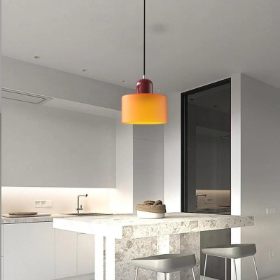 Colorful Creative Small Fresh Glass Shade Pendant Light Colorful Creative Small Fresh Glass Shade Pendant Light