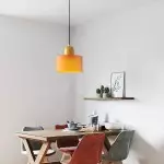 Colorful Creative Small Fresh Glass Shade Pendant Light