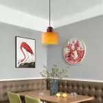 Colorful Creative Small Fresh Glass Shade Pendant Light